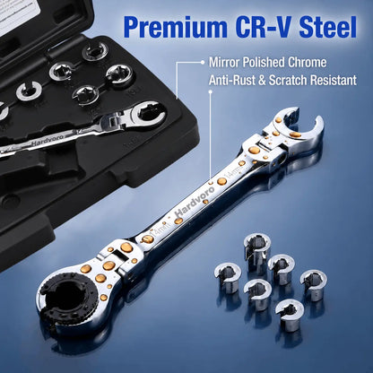 Hardvoro™ Flare Nut Wrench Kit